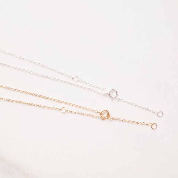 Crescent Moon Necklace | 14k Gold Plated - Picture 6 of 6